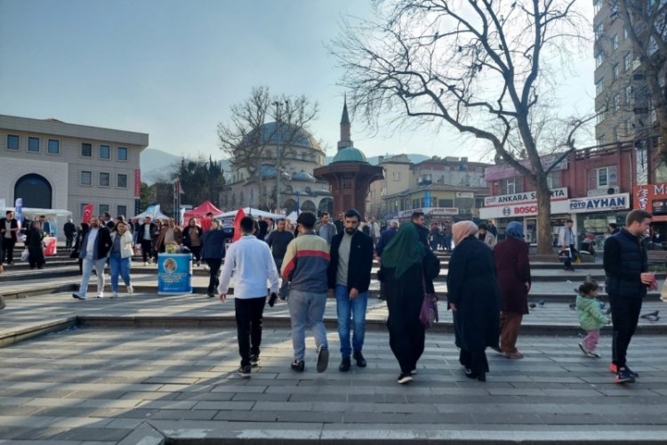Bursa'da &ccedil;arşı ramazan &ouml;ncesi doldu taştı