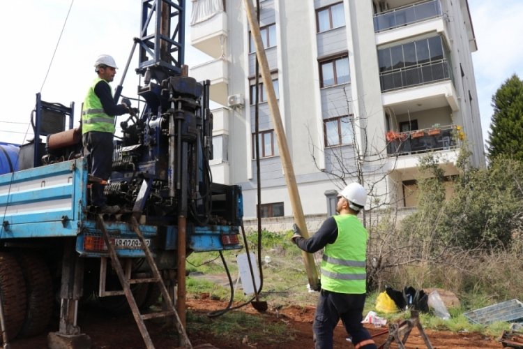 Sağlıklı kentleşme i&ccedil;in yerin metrelerce altından numune alınıyor