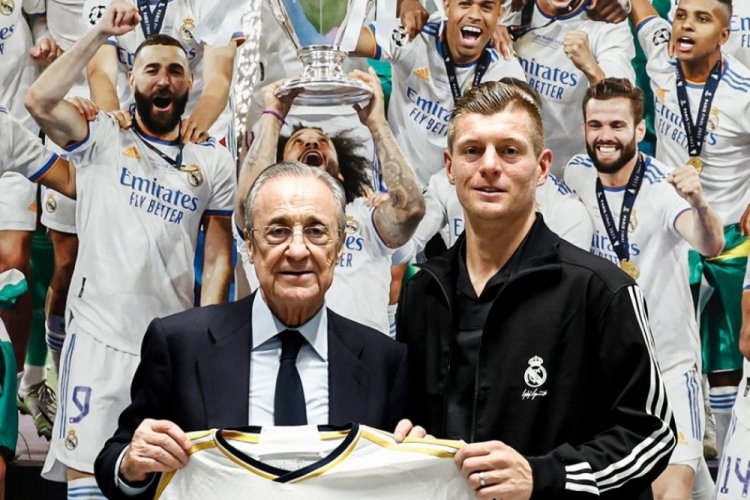 Real Madrid'de Toni Kroos 300, Luka Modric ise 350. ma&ccedil;ına &ccedil;ıktı