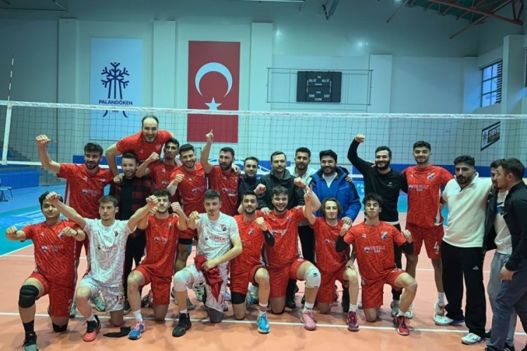 Aşkale Voleybol Takımı bir &uuml;st turda