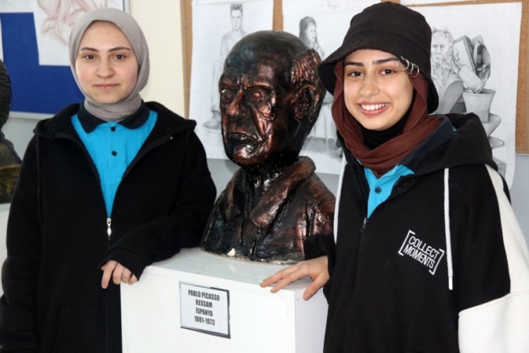 Bitlis'te geleceğin heykeltıraşları yetişiyor