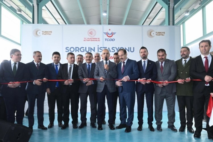 240 bin yolcu kapasiteli Sorgun YHT garı a&ccedil;ıldı
