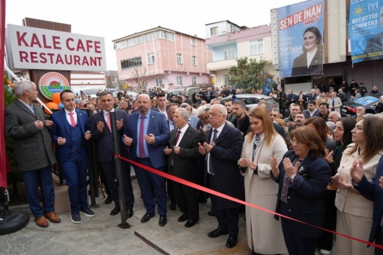 Samsun'da Kale Kafe Restoran, dualarla hizmete a&ccedil;ıldı