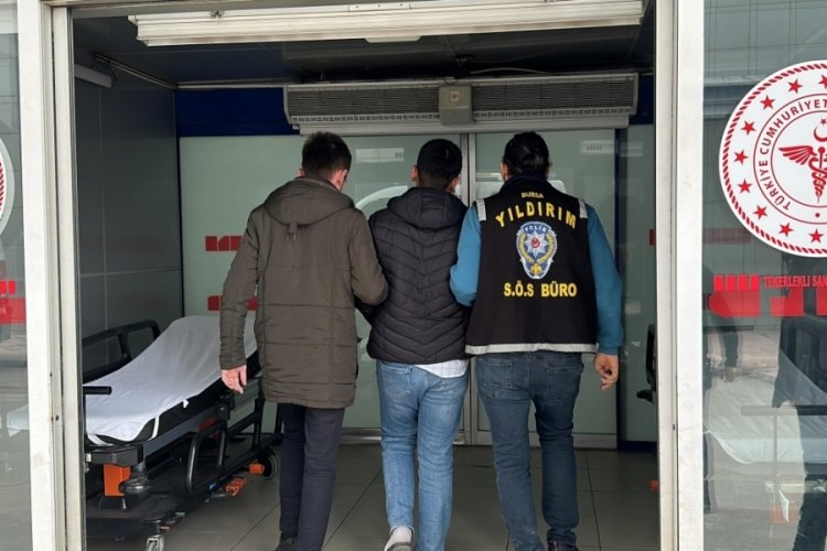 Bursa'da izini kaybettirmek i&ccedil;in tarlaya girdi, polisin amansız takibiyle yakalandı