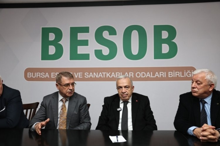 CHP Nil&uuml;fer Belediye Başkan Adayı Şadi &Ouml;zdemir, esnafın sorunlarını dinledi