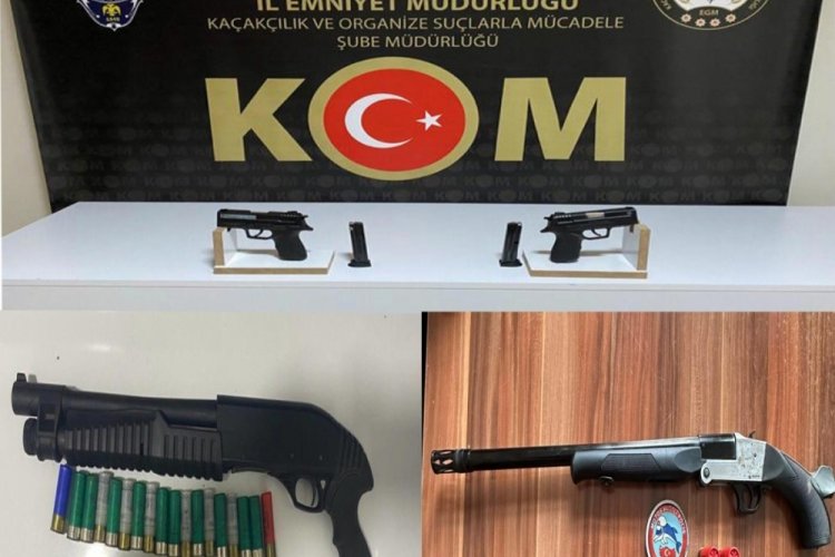 Elazığ'da asayiş uygulamaları: 8 ruhsatsız tabanca ele ge&ccedil;irildi