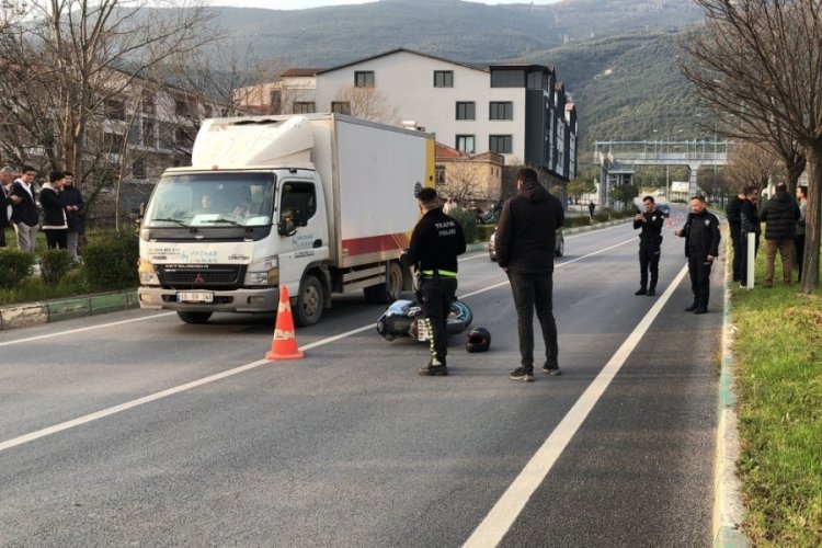 Bursa'da motosiklet sürücüsü hayatını kaybetti