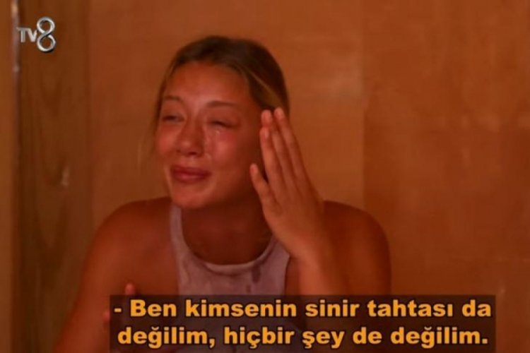 Survivor'da Aleyna Kalaycıoğlu adada sinir krizi geçirdi! 