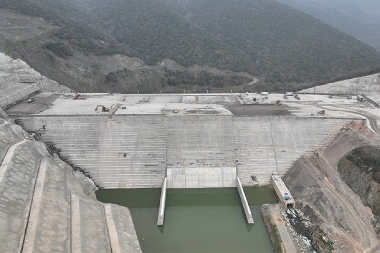 Bursa'da Karacabey Gölecik Barajı çalışmaları sürüyor
