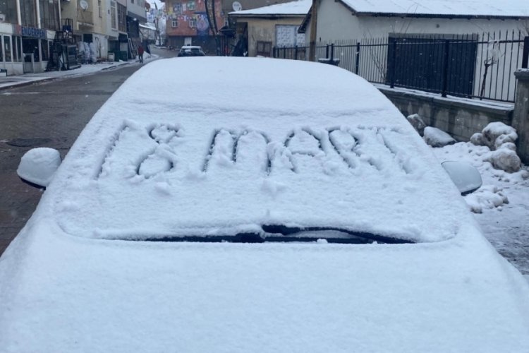 Bingöl'de kar yağışı yeniden etkisini gösterdi