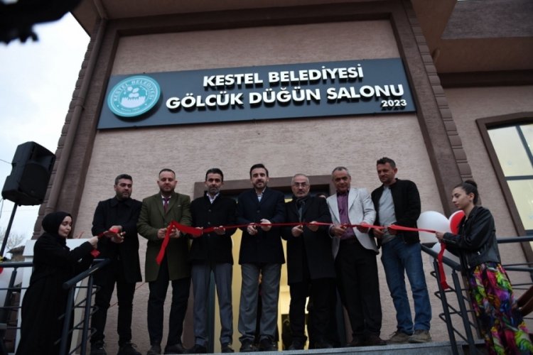 Bursa'da Kestel Belediyesi'nden Gölcük ve Ümitalan'a düğün salonu