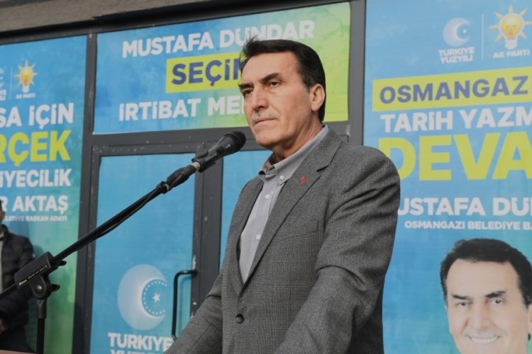 Mustafa Dündar: Osmangazi'de 11 farklı noktada kentsel dönüşüm çalışması yapacağız