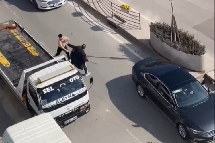 Yalova'da sopalarla trafik kavgası