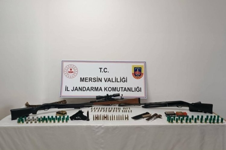 Mersin'de silah ka&ccedil;ak&ccedil;ılığı operasyonu