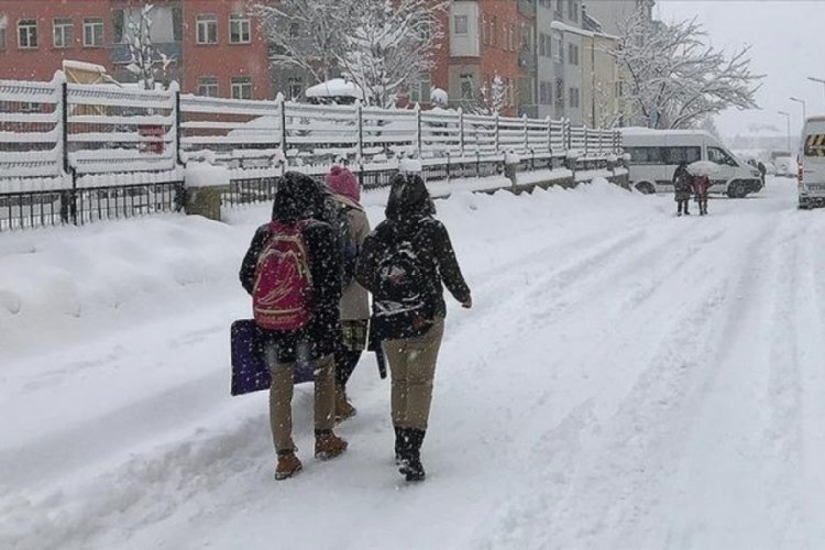 Van'da okullara kar tatili