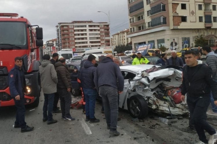 Malatya'da zincirleme kaza: 1'i ağır, 5 yaralı