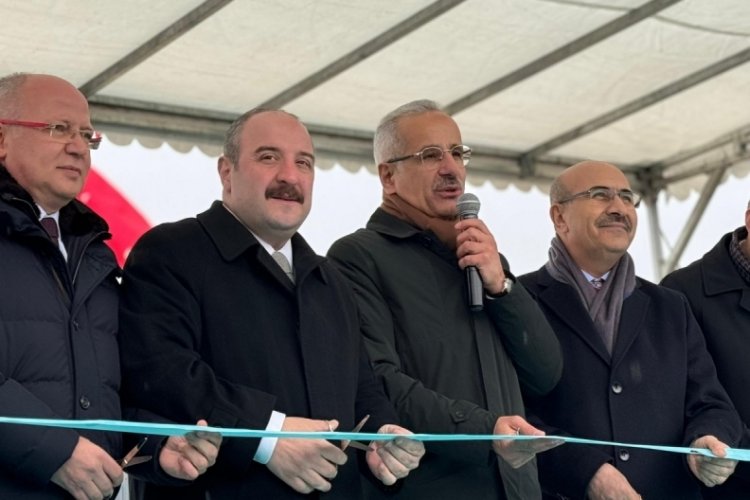 Bakan Uraloğlu'nun katılımıyla Bursa'da &Ccedil;alı - Kayapa - Hasanağa ikinci etap yolu a&ccedil;ıldı