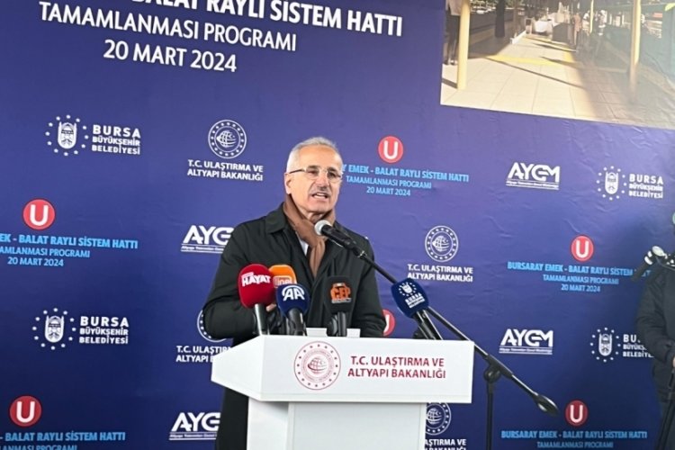 Bakan Uraloğlu: Bursa'ya 202 milyar liralık yatırım yaptık