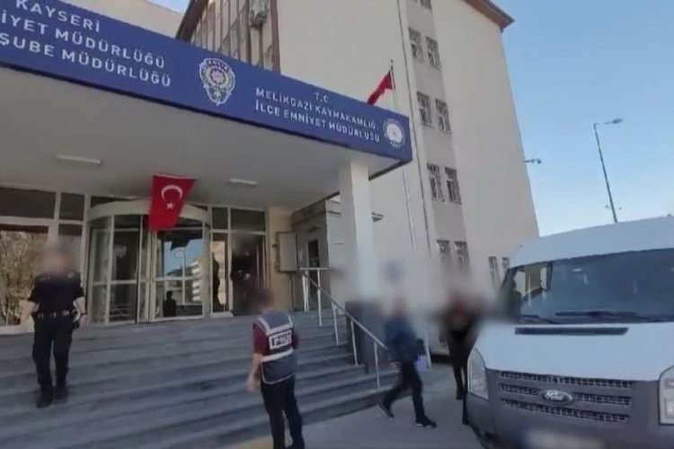 Kayseri'de toplam 98 yıl 5 ay hapis cezaları bulunan 10 kişi tutuklandı