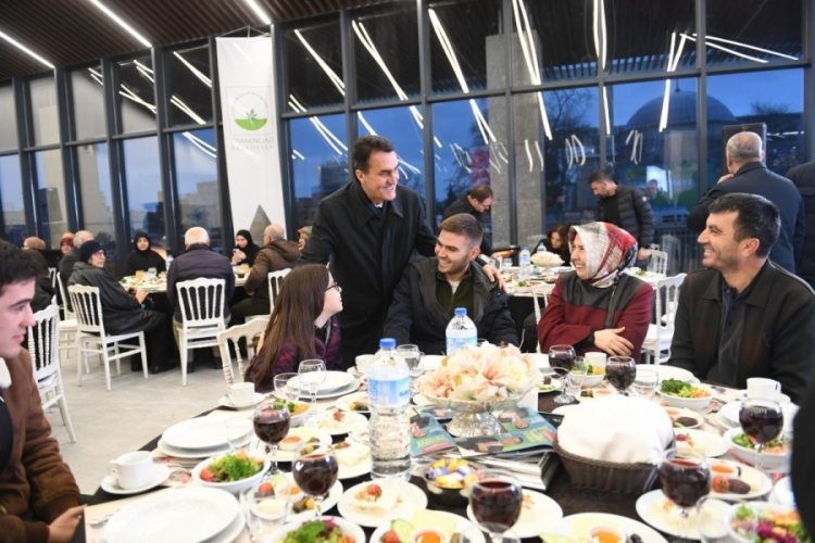 Bursa Osmangazi'de şehit aileleri onuruna iftar programı düzenlendi