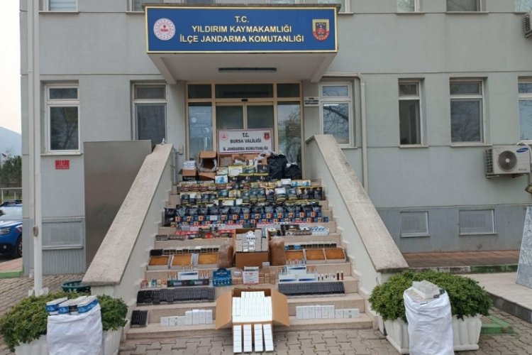 Bursa'da jandarmadan ka&ccedil;ak&ccedil;ılık operasyonu