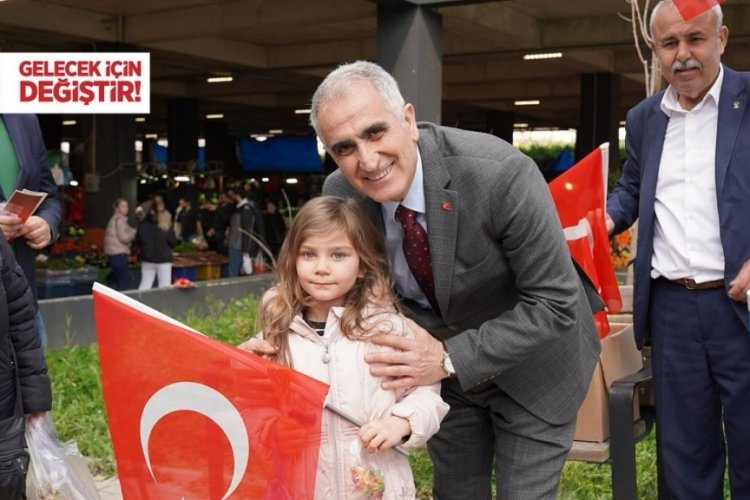 AK Parti Nilüfer BB Adayı Celil Çolak esnafı ziyaret etti