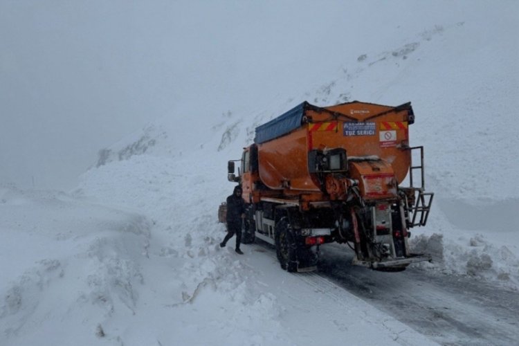 Ardahan-Artvin karayoluna &ccedil;ığ d&uuml;şt&uuml;
