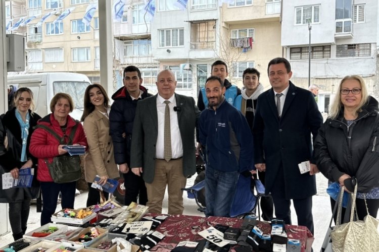 Memleket Partisi Bursa BBB Adayı Ruşen Sever esnafla buluştu