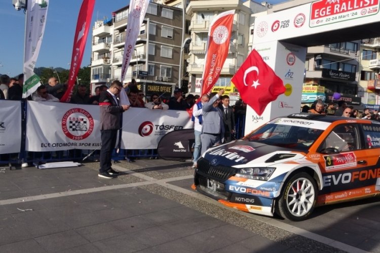 Marmaris Ege Rallisi seremoni startı ile başladı