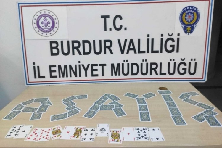 Burdur'da kumar operasyonu: 4 kişiye işlem yapıldı