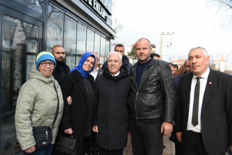 CHP Bursa BBB Adayı Bozbey'den İneg&ouml;l'de kapalı pazar yeri s&ouml;z&uuml;