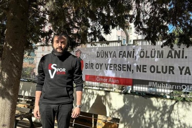 Se&ccedil;im pankartıyla g&uuml;ndem olmuştu! Adaylıktan &ccedil;ekiliyor