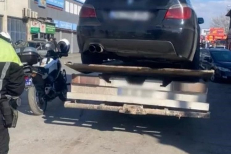 Kayseri'de drift yapan iki s&uuml;r&uuml;c&uuml;ye 64 bin 468 lira ceza