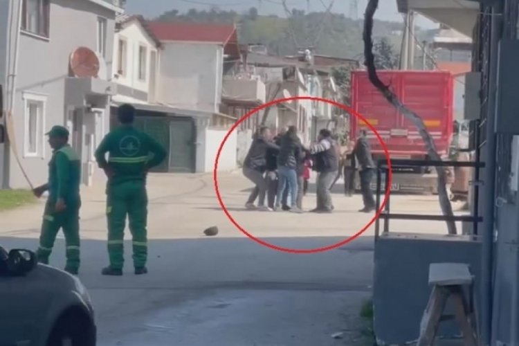 Bursa'da yumruklu sopalı kavga
