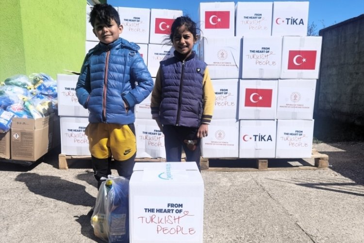 TİKA'dan Karadağ'a gıda yardımı