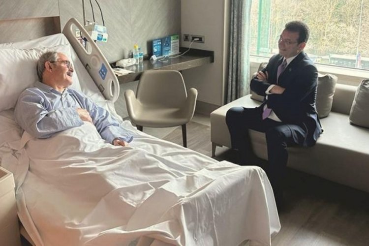 Ekrem İmamoğlu'ndan Yılmaz B&uuml;y&uuml;kerşen'e ziyaret