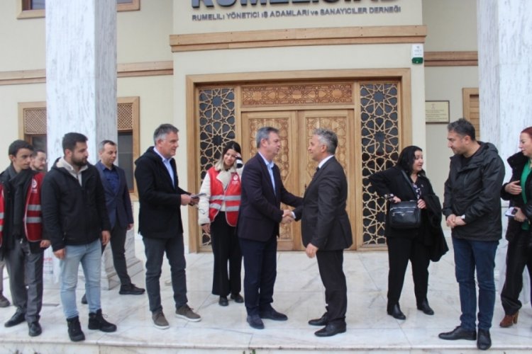 Zafer Partisi BBB Başkan Adayı Bayram Kazancı Rumelisiad'ı ziyaret etti