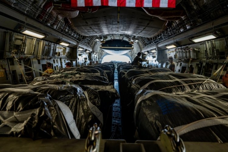 CENTCOM: Gazze'ye 46 bin gıda paketi g&ouml;nderildi
