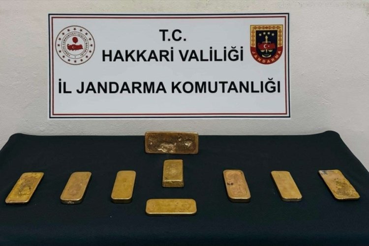 Hakkari'de 14 kilo 700 gram ka&ccedil;ak k&uuml;l&ccedil;e altın ele ge&ccedil;irildi