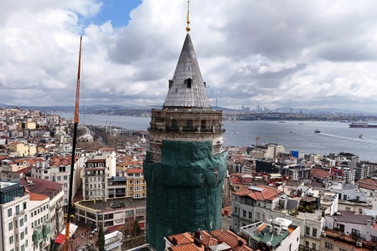 Galata Kulesi restore ediliyor