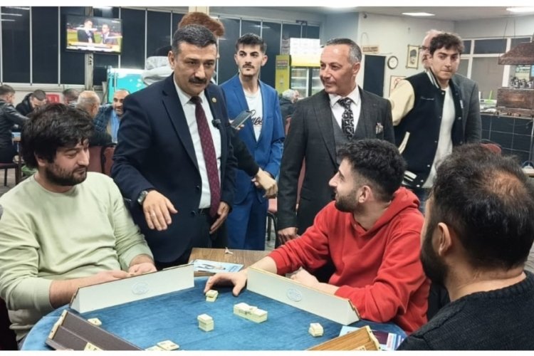 İYİ Parti Bursa BBB Adayı Selçuk Türkoğlu Panayır Mahallesi'ni ziyaret etti
