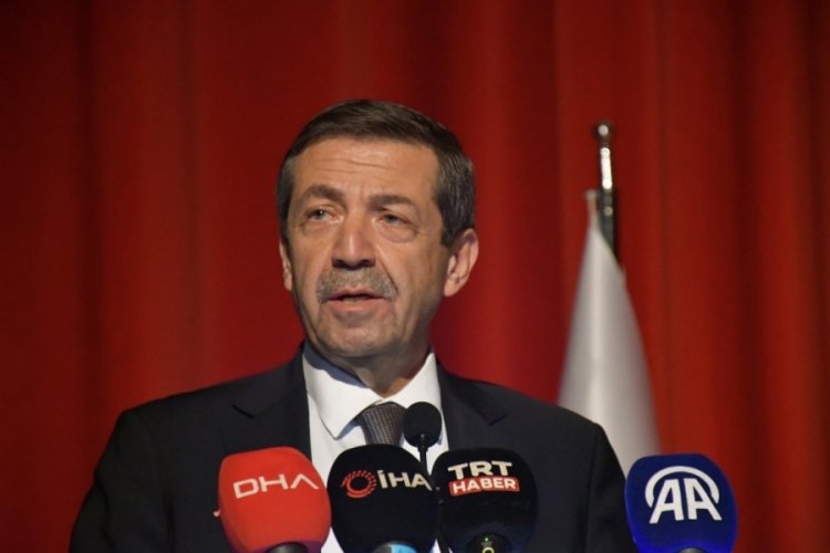 KKTC Dışişleri Bakanı Tahsin Ertuğruloğlu, Bursa'da konuştu