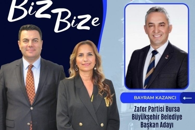 Biz Bize'nin konuğu Zafer Partisi Bursa Büyükşehir Belediye Başkan Adayı Bayram Kazancı