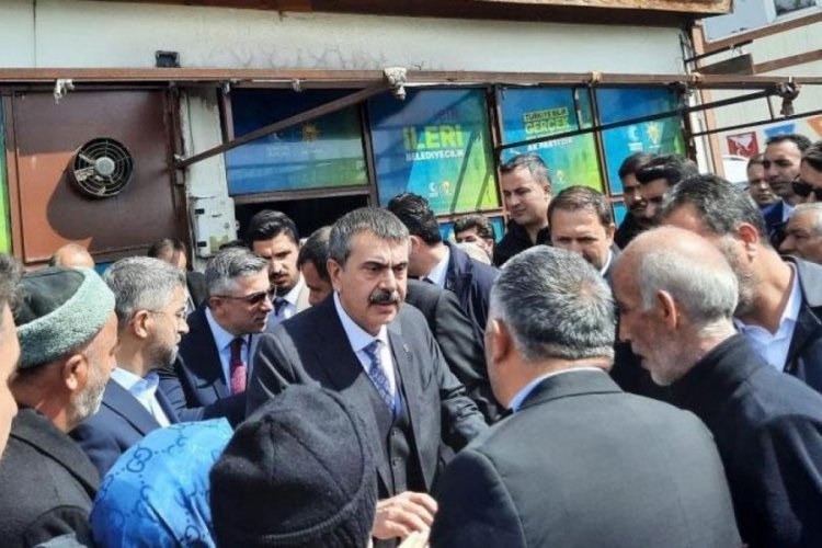 Bakan Tekin, Erzurum'da Cumhur İttifakı için destek istedi