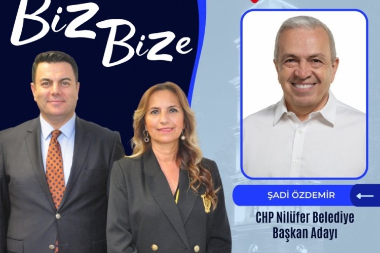 Biz Bize'nin konuğu CHP Nil&uuml;fer Belediye Başkan Adayı Şadi &Ouml;zdemir