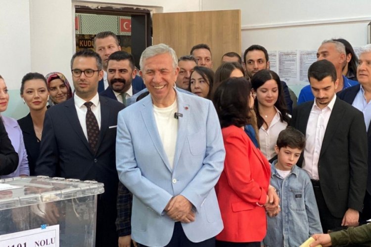 Mansur Yavaş'ın oy kullandığı sandıktan ne &ccedil;ıktı?