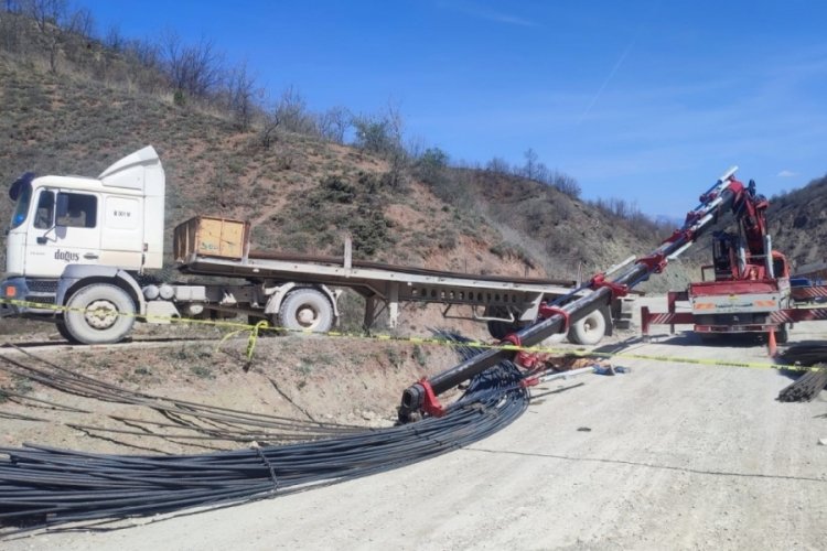 Tokat'ta &uuml;zerine vin&ccedil; bomu devrilen iş&ccedil;i hayatını kaybetti