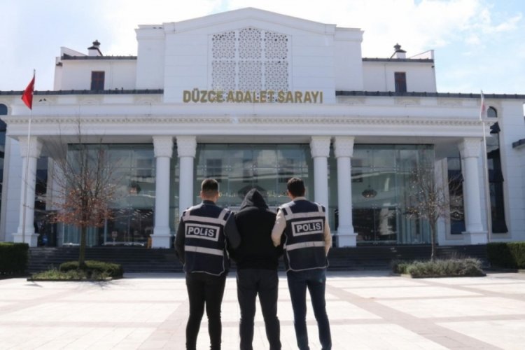 D&uuml;zce'de 12 yıl kesinleşmiş hapis cezasıyla aranıyordu: Yakalandı