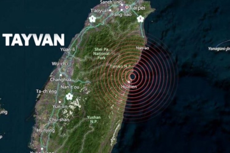 Tayvan'da 7.4 b&uuml;y&uuml;kl&uuml;ğ&uuml;nde deprem: Tsunami uyarısı geldi