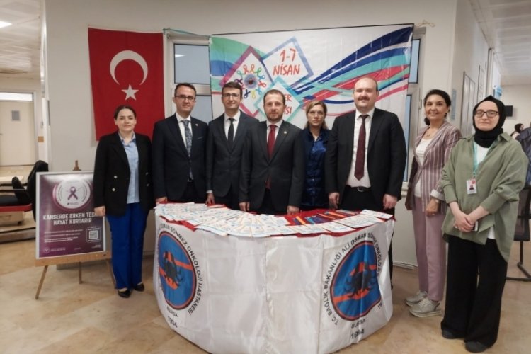 Bursa Kanserle Savaş Derneği'nden Onkoloji Hastanesine anlamlı ziyaret